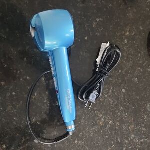 Blue Nano Titanium Auto Hair Curler